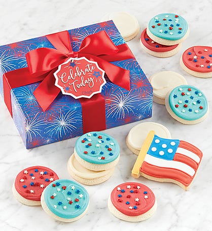 Patriotic Cookie Gift Boxes